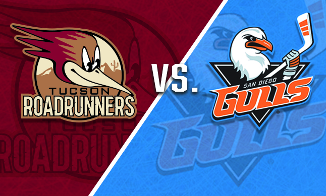 Game #55: San Diego Gulls (3) at Tucson Roadrunners (2) 